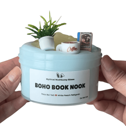 Boho Book Nook | Two Part Slime - Mythical Mushbunny Slimes