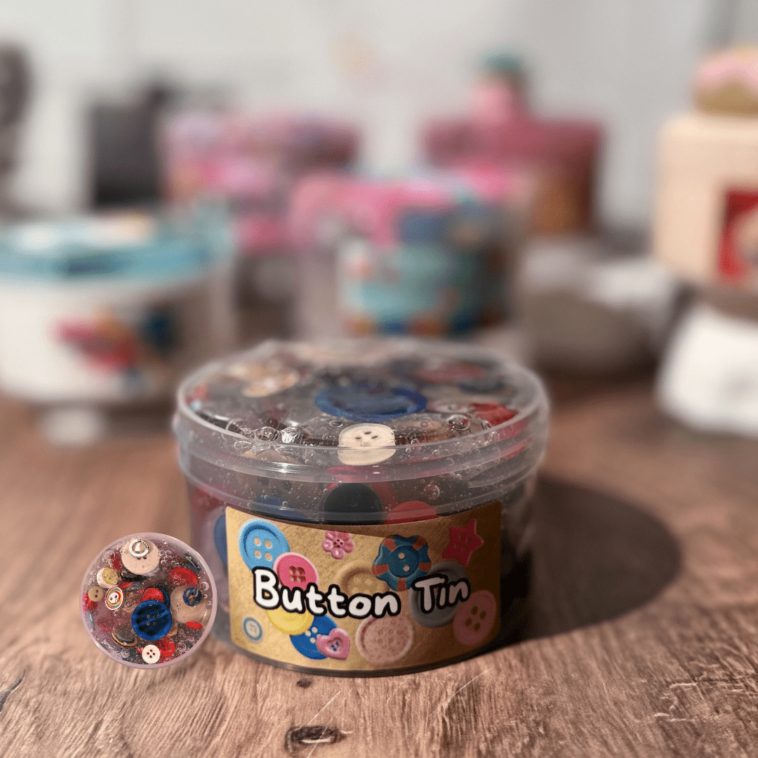 Button Tin - Mythical Mushbunny Slimes