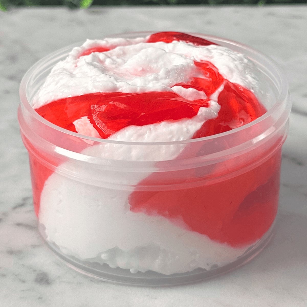 Candy Cane Two Part Slime Kit - Mythical Mushbunny Slimes