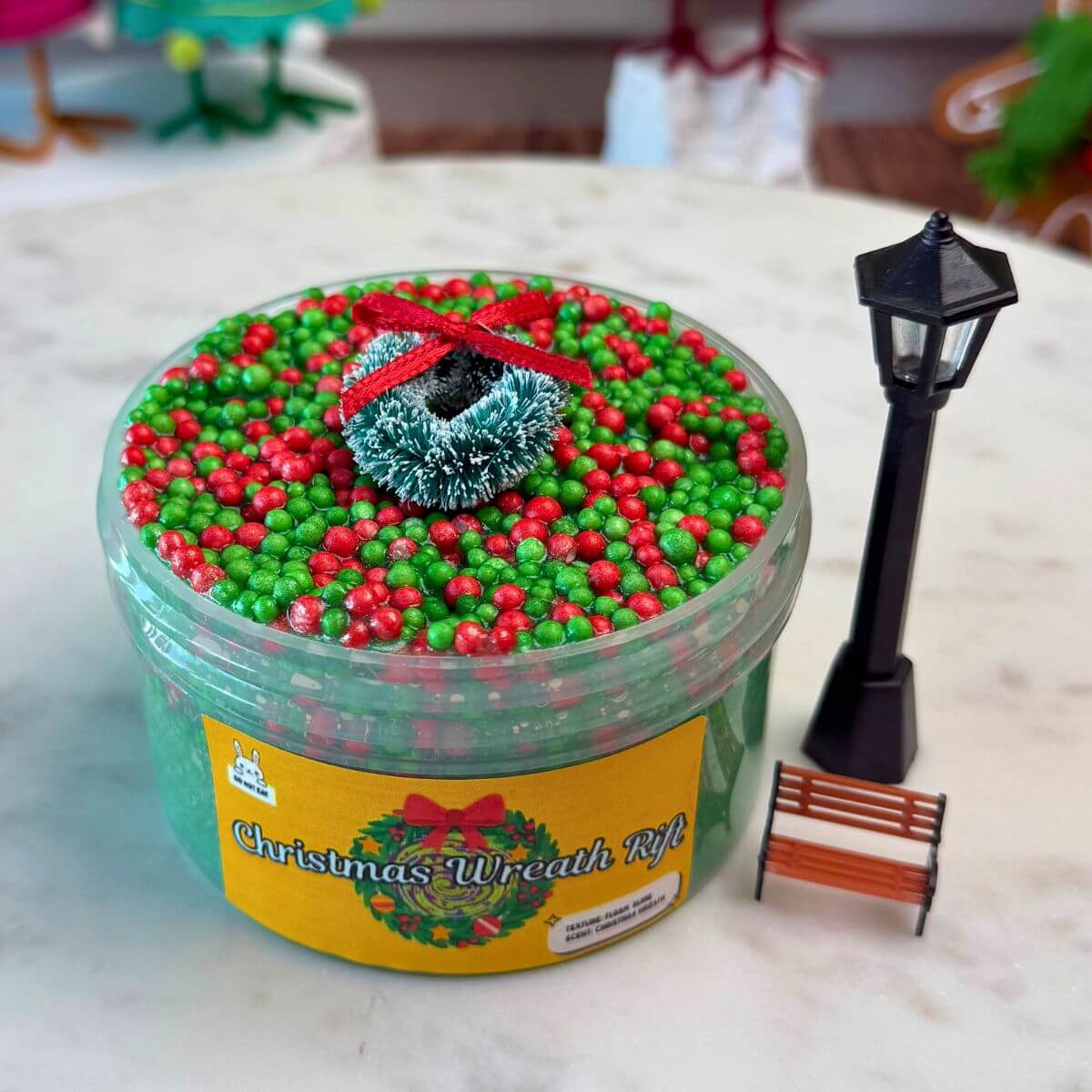 Christmas Wreath Rift Slime - Mythical Mushbunny Slimes