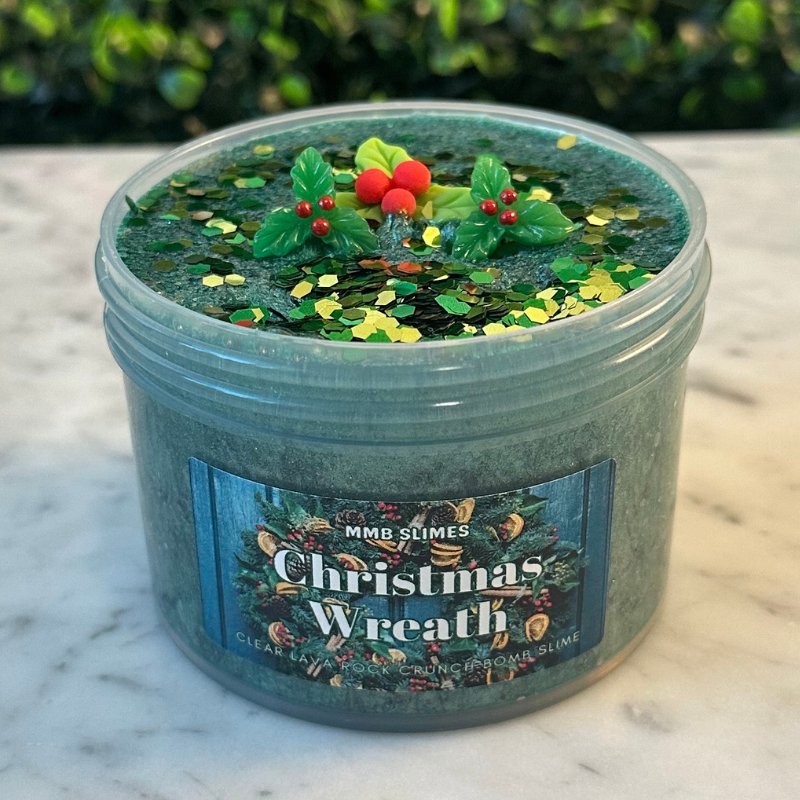Christmas Wreath Slime - Mythical Mushbunny Slimes