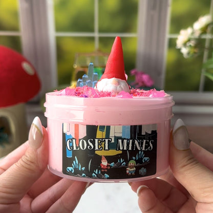 Closet Mines | Coral - colored Cloud Cream Slime - Mythical Mushbunny Slimes