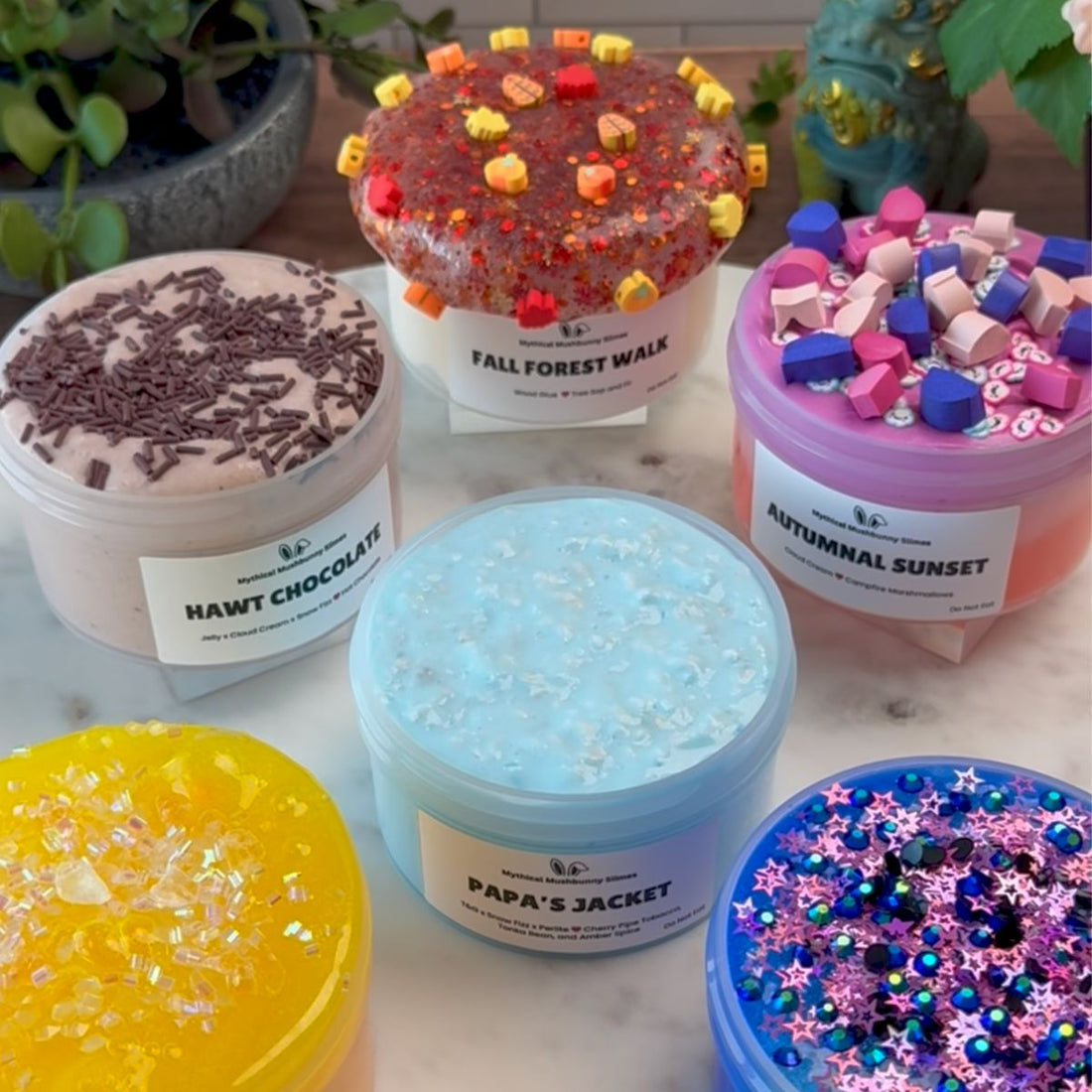 Cozy Fall Collection V2 Bundle - 9oz - Mythical Mushbunny Slimes