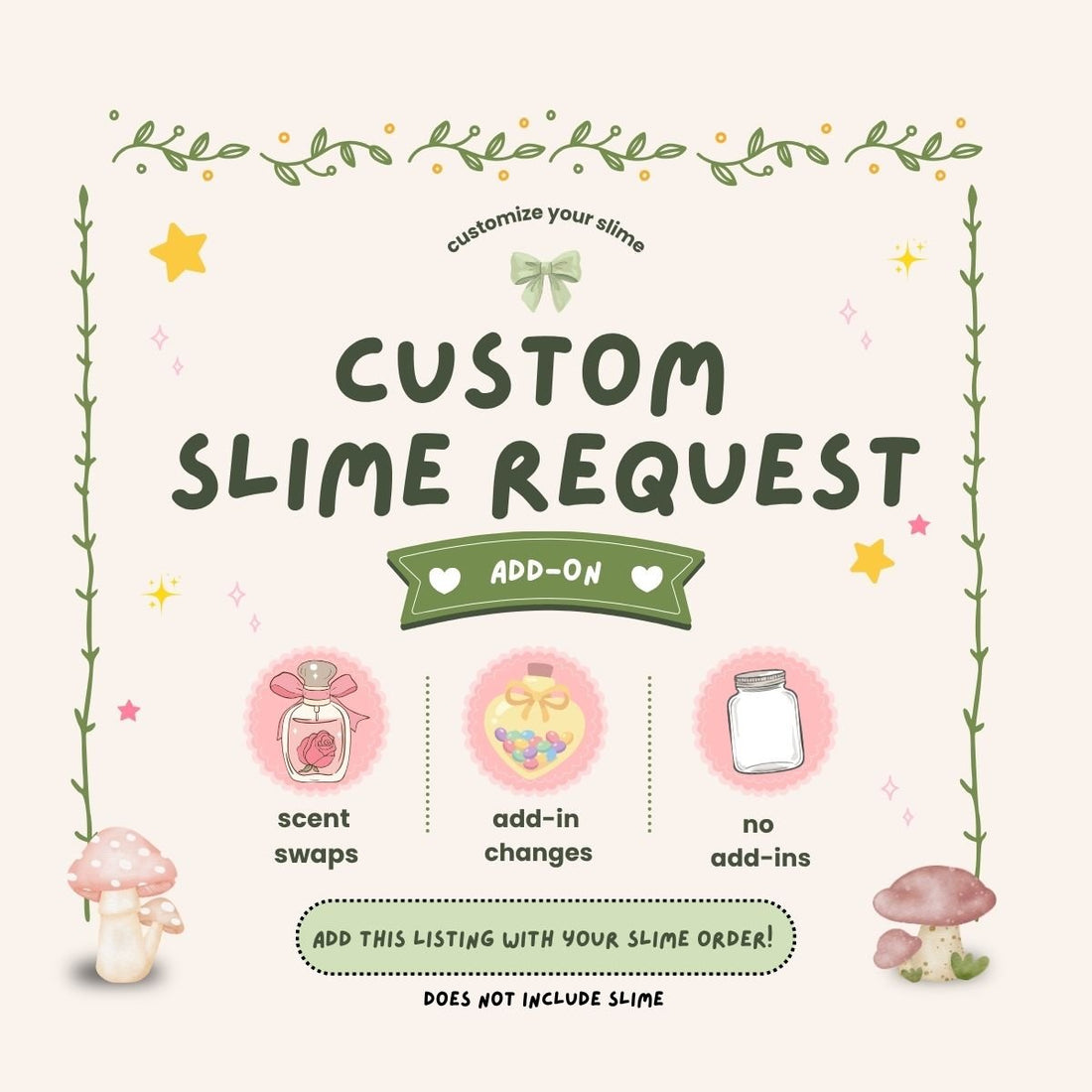 ✿ Customize Your Slime ✿ - Mythical Mushbunny Slimes