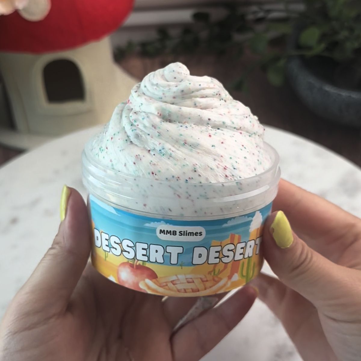 Dessert Desert Wood Glue Slime - Mythical Mushbunny Slimes
