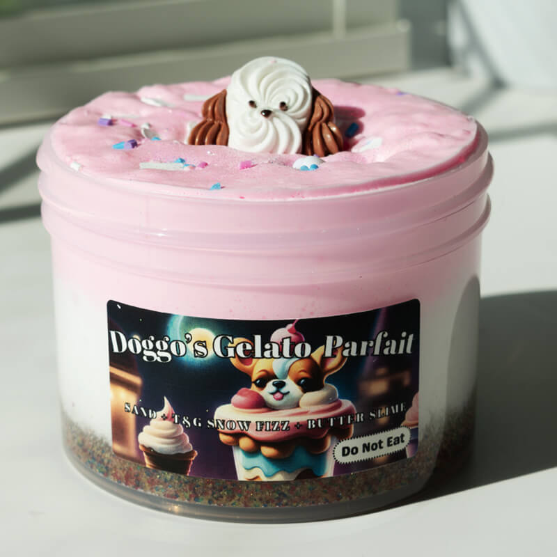 Doggo’s Gelato Parfait Slime - Mythical Mushbunny Slimes