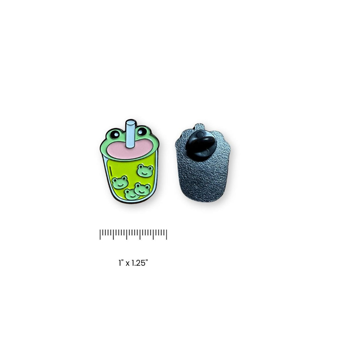Froggy Boba Enamel Pin - Mythical Mushbunny Slimes