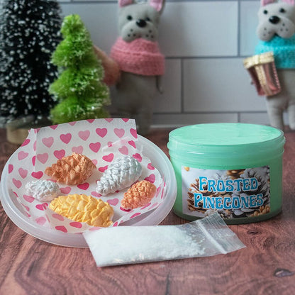 Frosted Pinecones DIY Slime Kit - Mythical Mushbunny Slimes