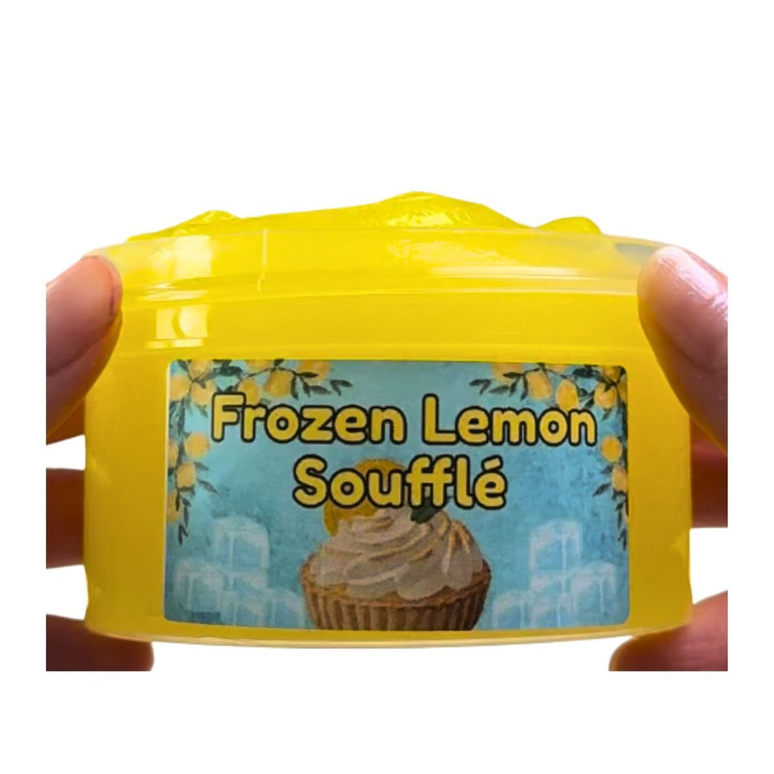 Frozen Lemon Soufflé Slime - Mythical Mushbunny Slimes