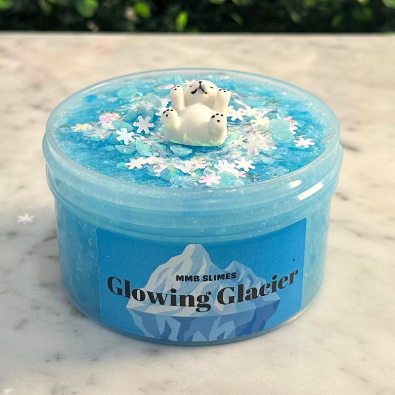 Glowing Glacier Slime - Mythical Mushbunny Slimes