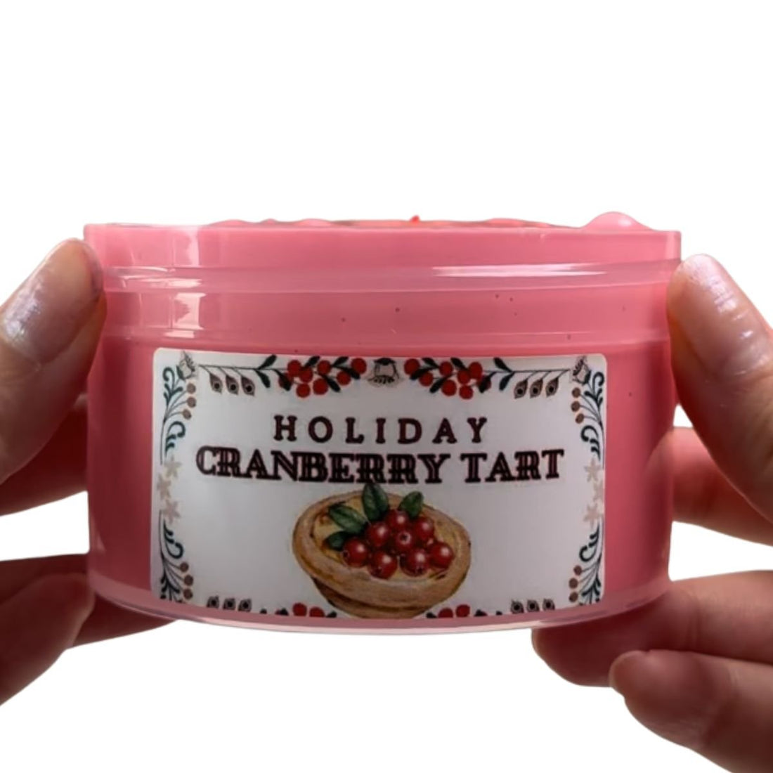Holiday Cranberry Tart Slime - Mythical Mushbunny Slimes
