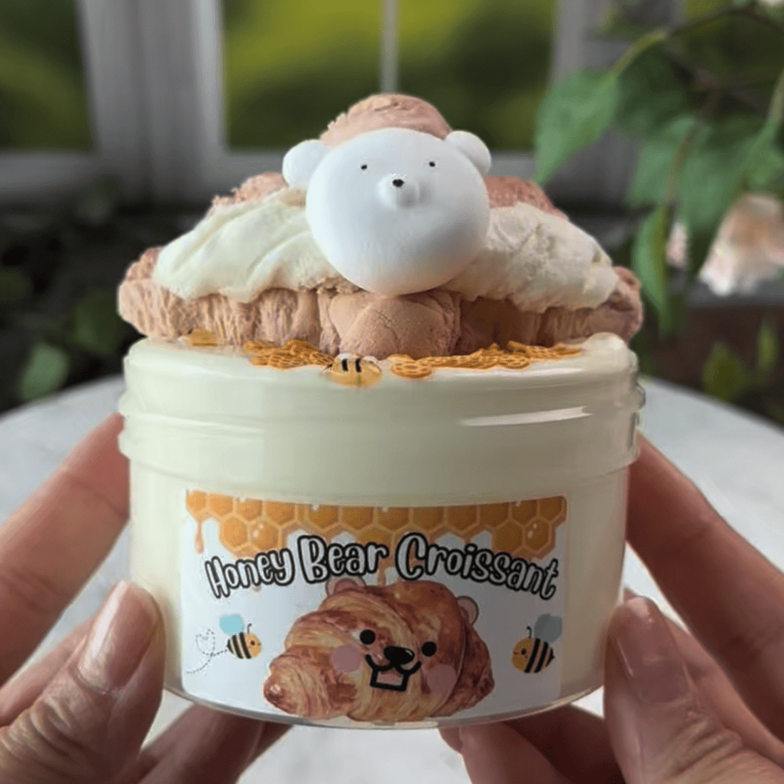 Honey Bear Croissant DIY Slime Kit - Mythical Mushbunny Slimes