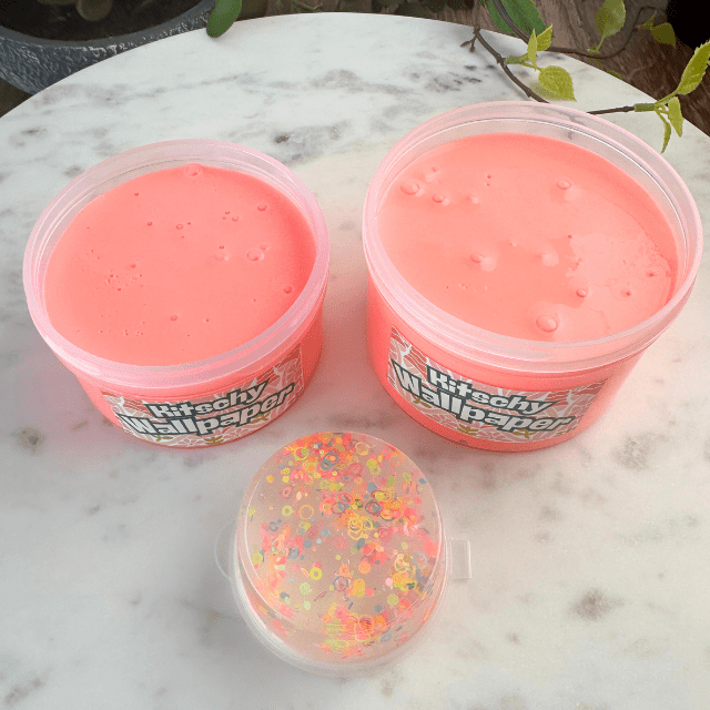 Kitschy Wallpaper - Mythical Mushbunny Slimes