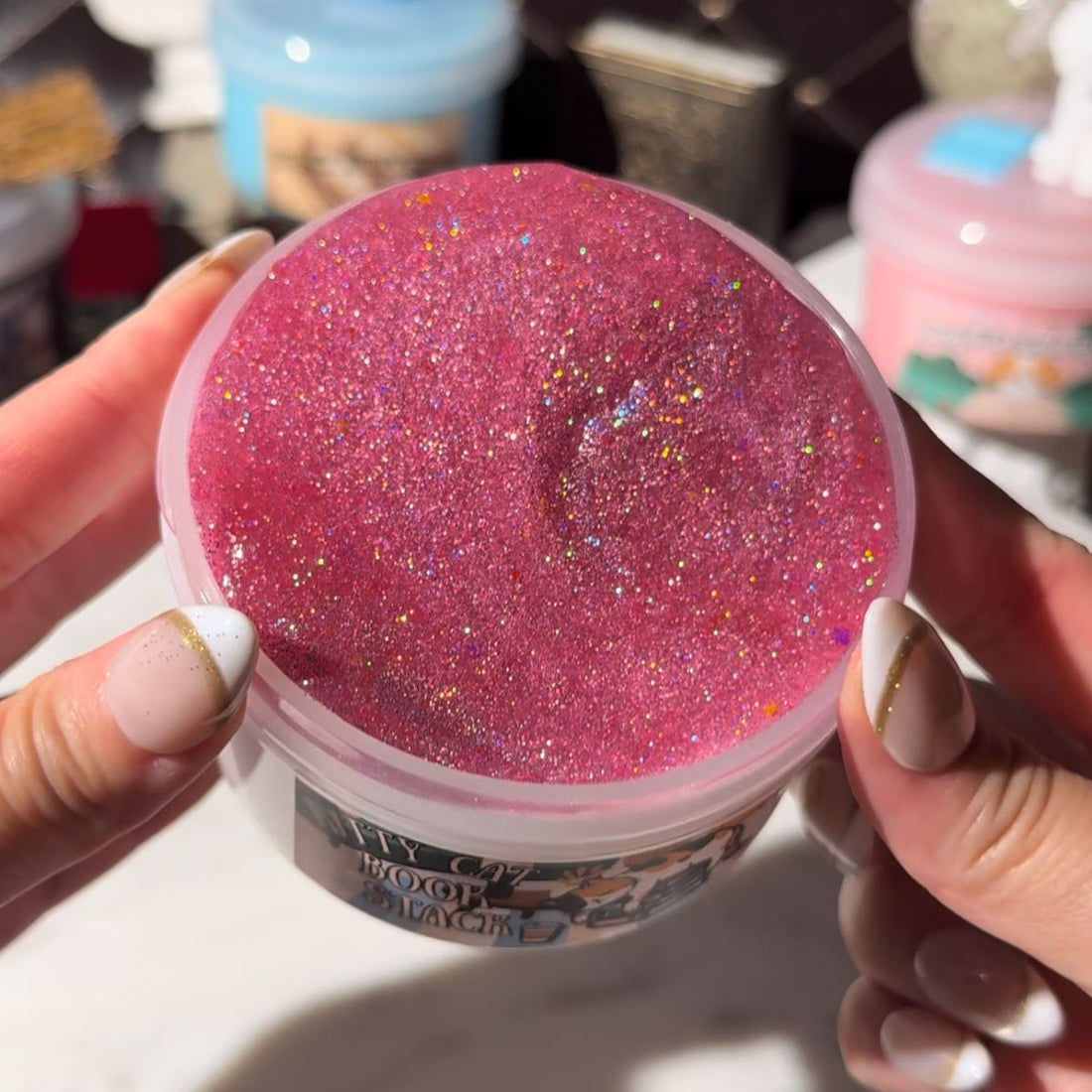 Kitty Cat Book Stack - Mythical Mushbunny Slimes