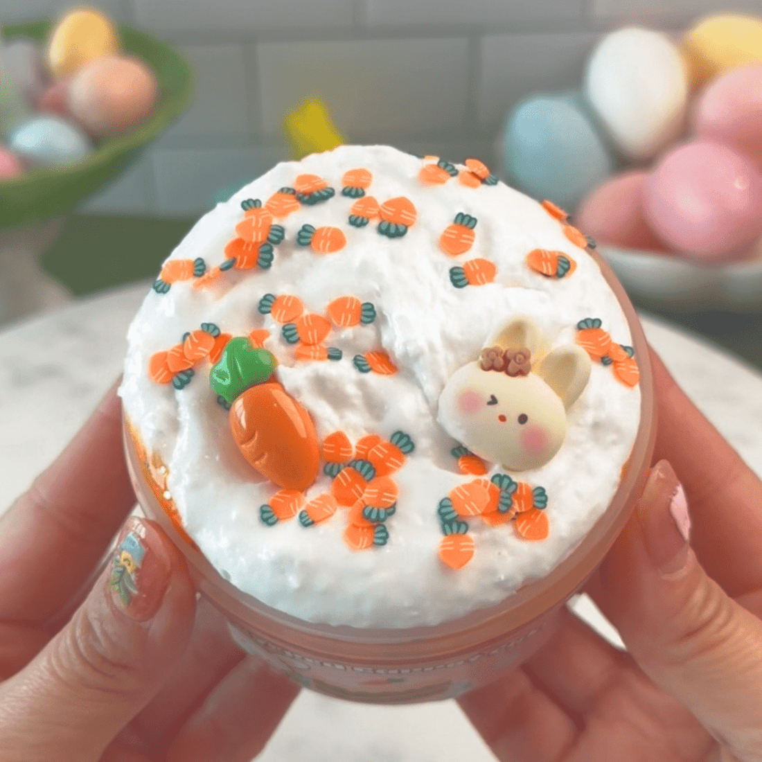 Layered Carrot Cake 3 - Layers Slime - Mythical Mushbunny Slimes