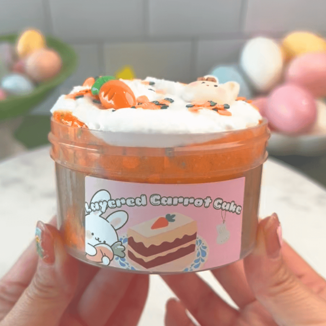 Layered Carrot Cake 3 - Layers Slime - Mythical Mushbunny Slimes