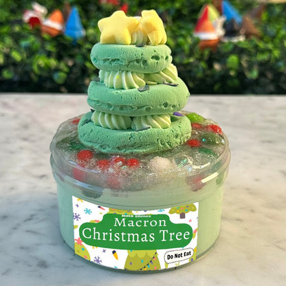 Macron Christmas Tree DIY Slime Kit - Mythical Mushbunny Slimes