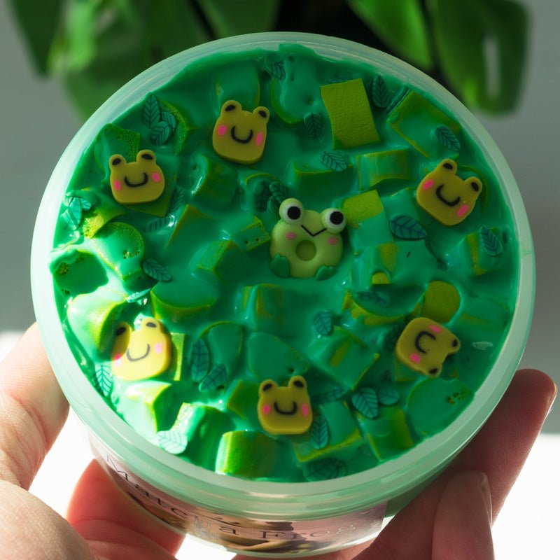 Matcha Frog Java Chips Slime - Mythical Mushbunny Slimes