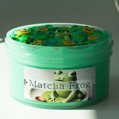 Matcha Frog Java Chips Slime - Mythical Mushbunny Slimes