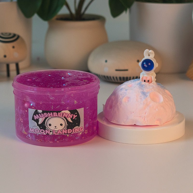 Mushbunny Moon Landing | DIY Clay Slime - Mythical Mushbunny Slimes