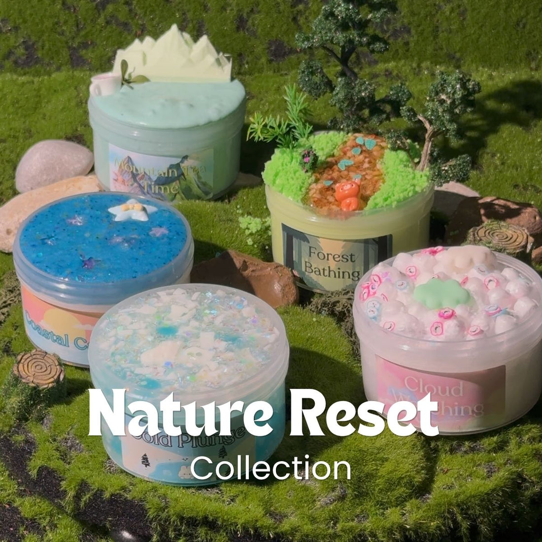 Nature Reset Bundle (7 oz) | 15% OFF - Mythical Mushbunny Slimes