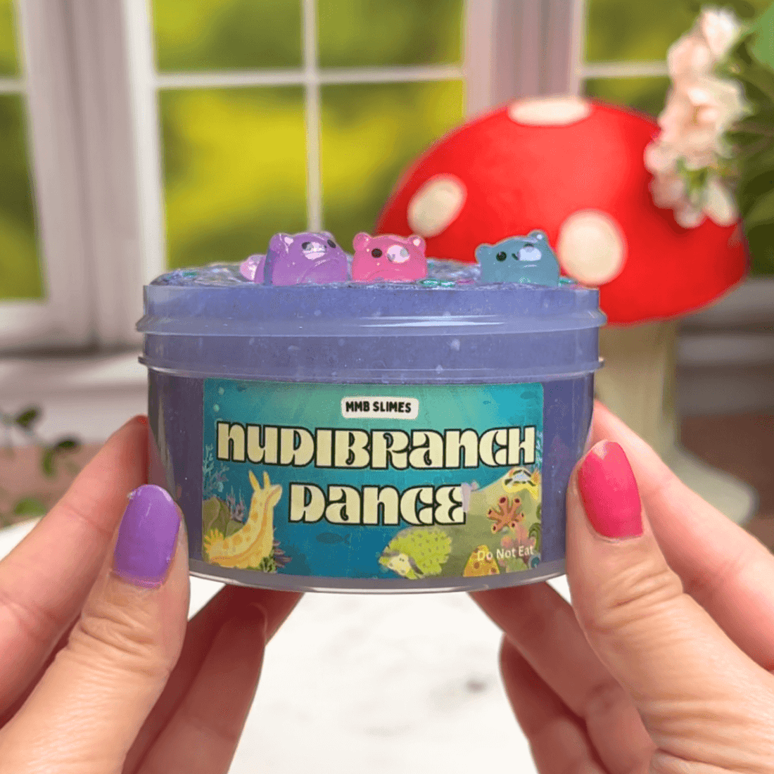 Nudibranch Dance | Pearlite and Lava Rock Slime - Mythical Mushbunny Slimes