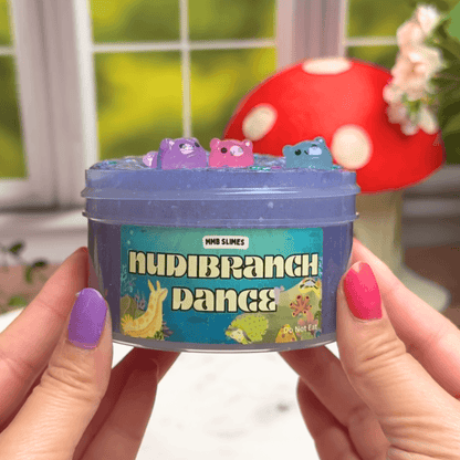 Nudibranch Dance | Pearlite and Lava Rock Slime - Mythical Mushbunny Slimes
