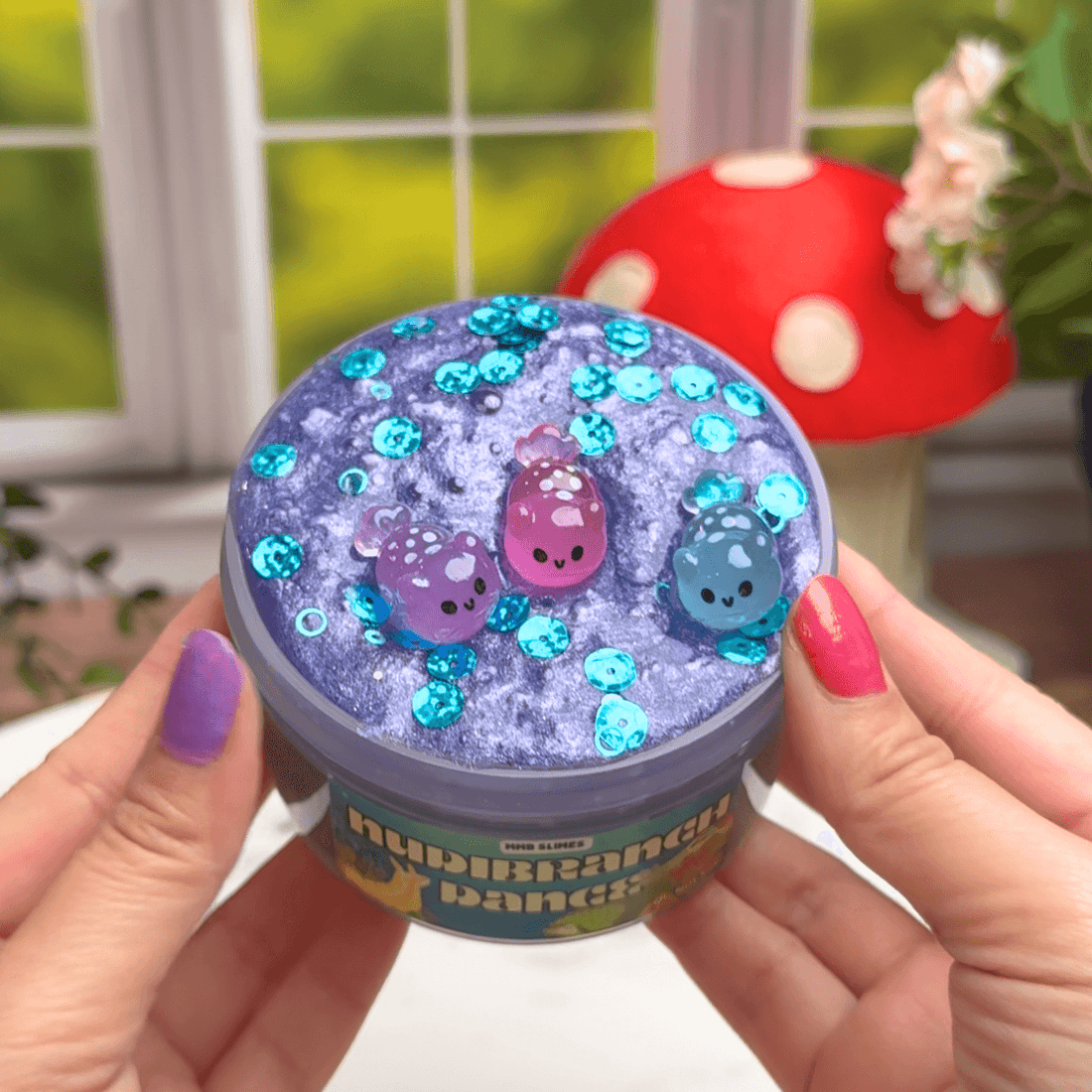 Nudibranch Dance | Pearlite and Lava Rock Slime - Mythical Mushbunny Slimes