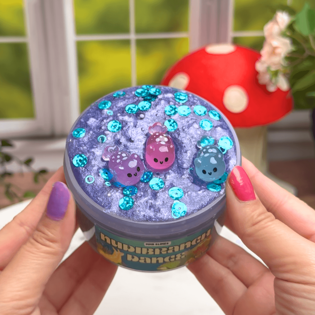 Nudibranch Dance | Pearlite and Lava Rock Slime - Mythical Mushbunny Slimes