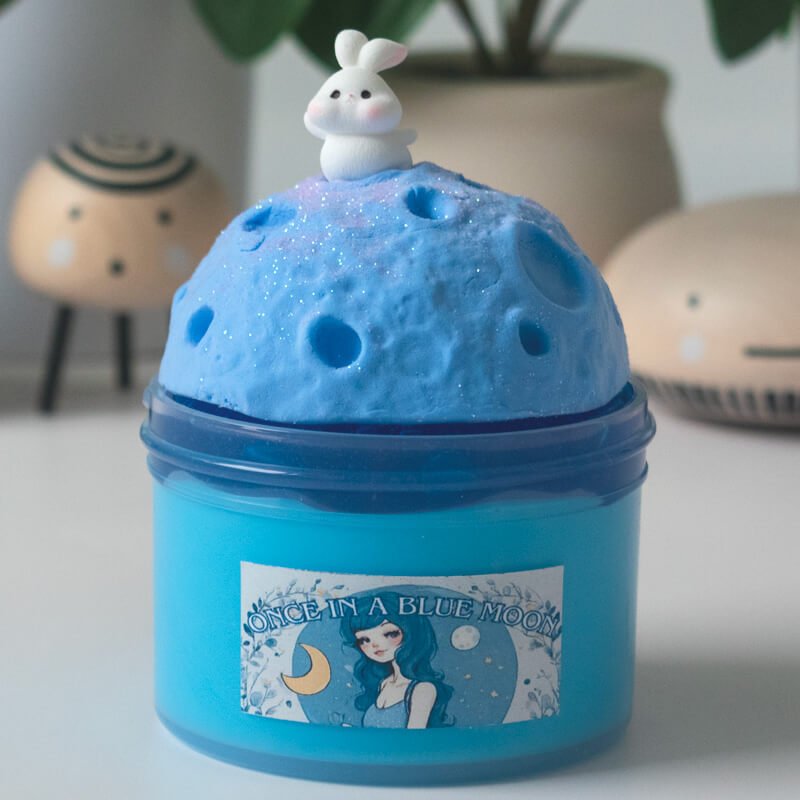Once In A Blue Moon | DIY Clay Slime - Mythical Mushbunny Slimes