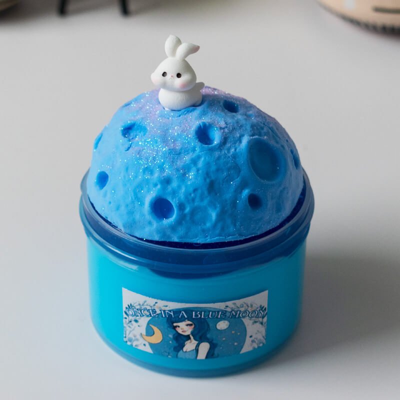 Once In A Blue Moon | DIY Clay Slime - Mythical Mushbunny Slimes