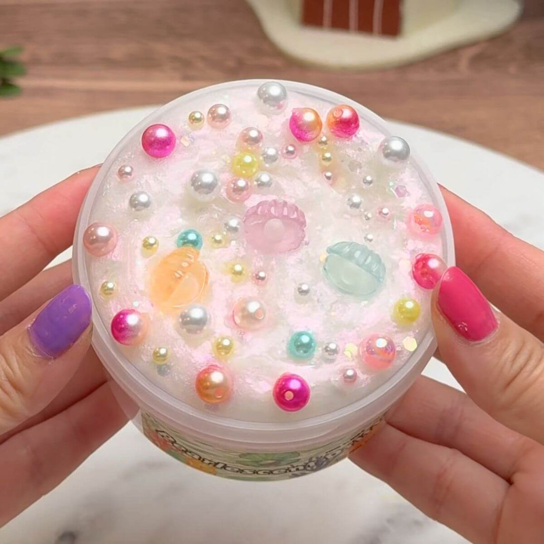 Pearlescent Drift | Two Part Slime - Mythical Mushbunny Slimes