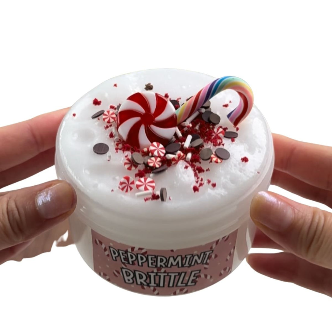 Peppermint Brittle Slime - Mythical Mushbunny Slimes