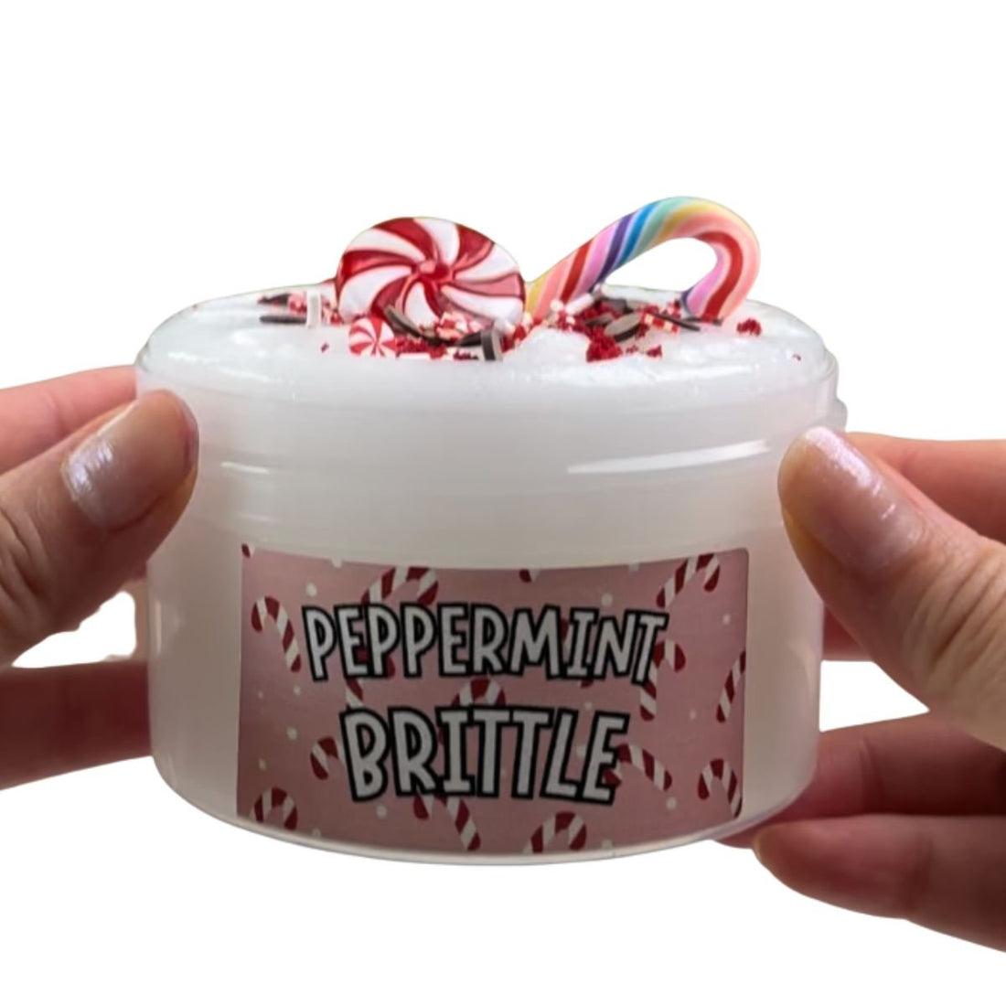 Peppermint Brittle Slime - Mythical Mushbunny Slimes