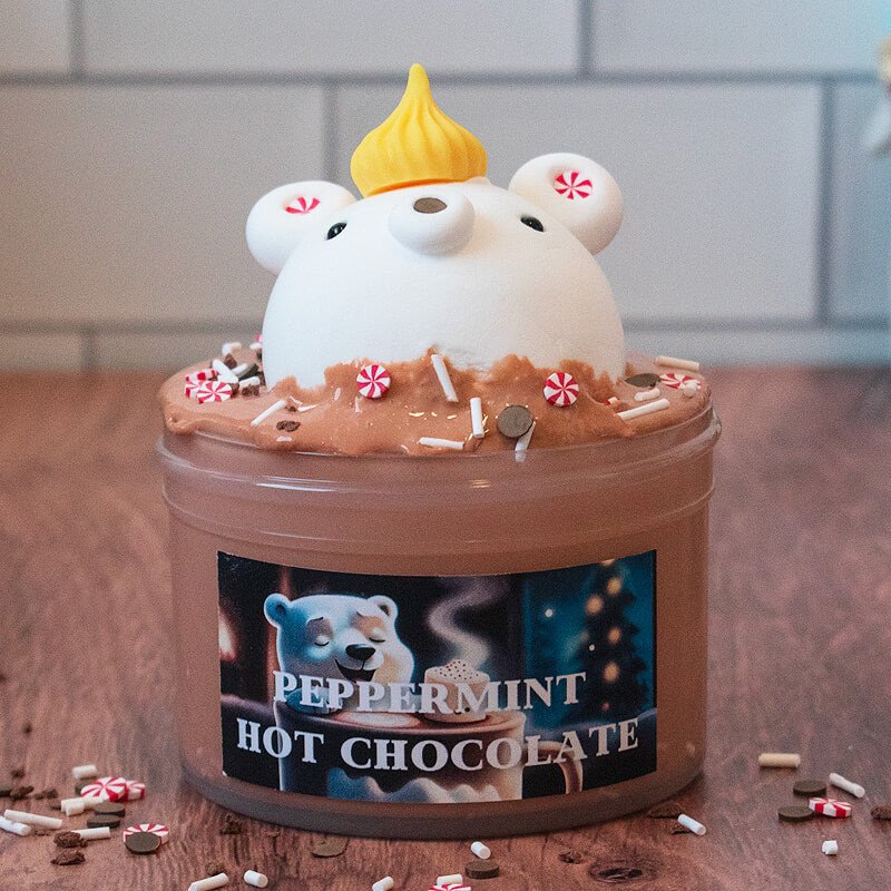 Peppermint Hot Chocolate - Mythical Mushbunny Slimes