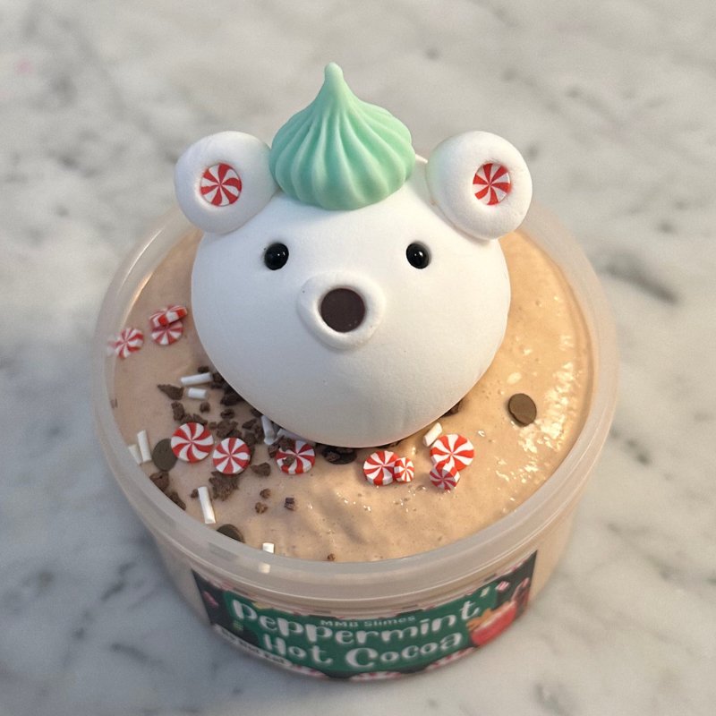 Peppermint Hot Cocoa DIY Slime Kit - Mythical Mushbunny Slimes