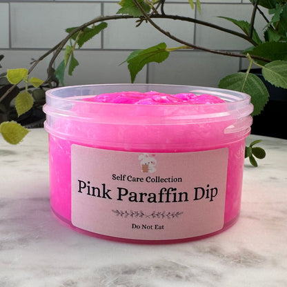 Pink Paraffin Dip Slime - Mythical Mushbunny Slimes