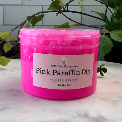 Pink Paraffin Dip Slime - Mythical Mushbunny Slimes