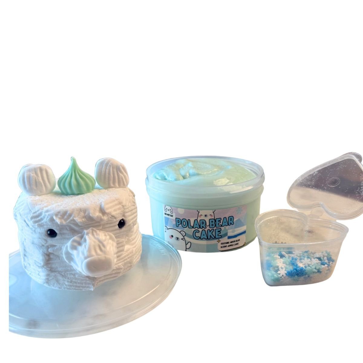 Polar Bear Cake DIY Slime Kit - Mythical Mushbunny Slimes