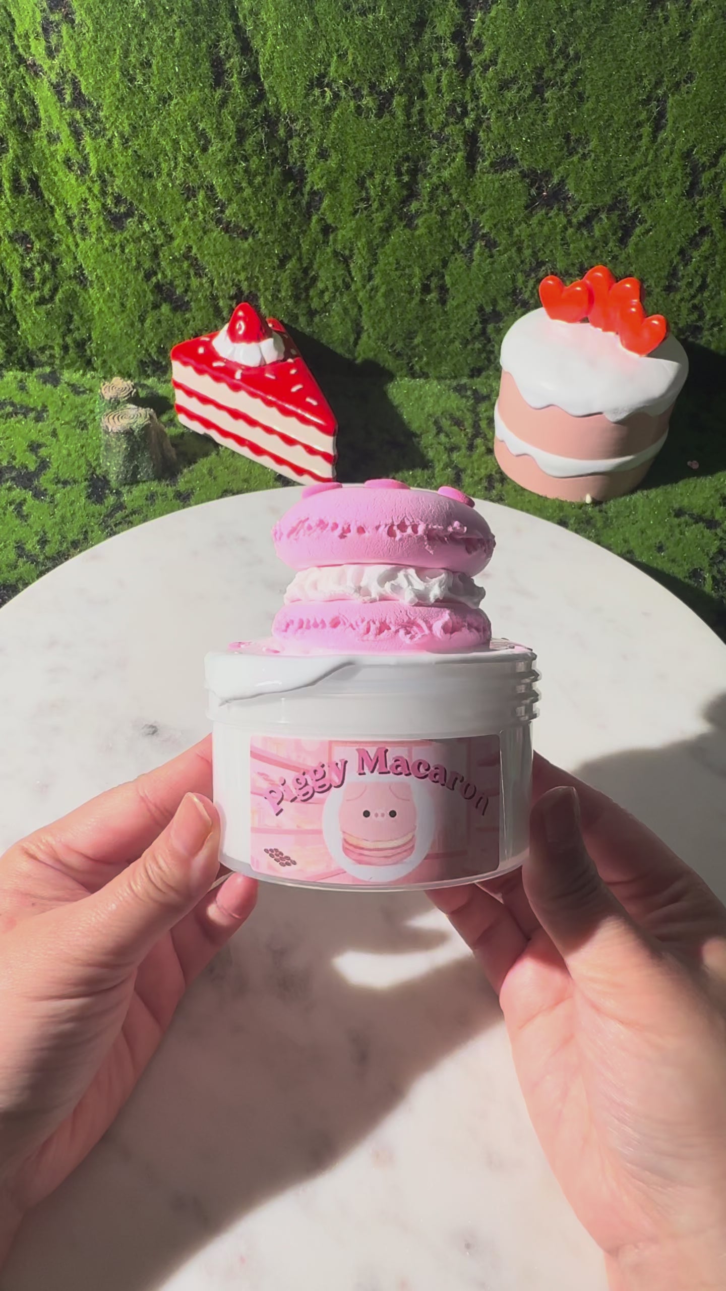 Piggy Macaron DIY Slime