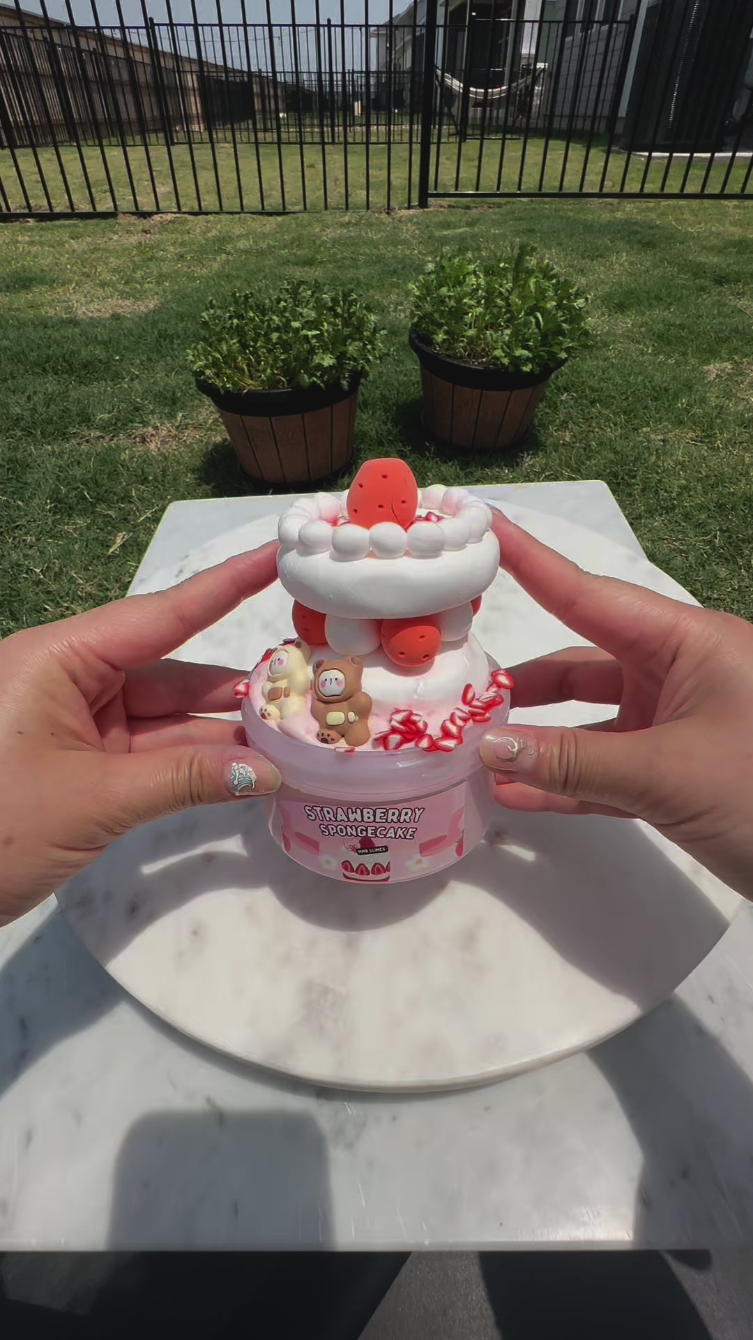 Strawberry Spongecake DIY Slime Kit
