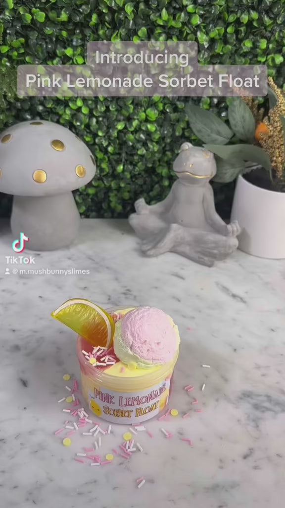 Pink Lemonade Sorbet Float