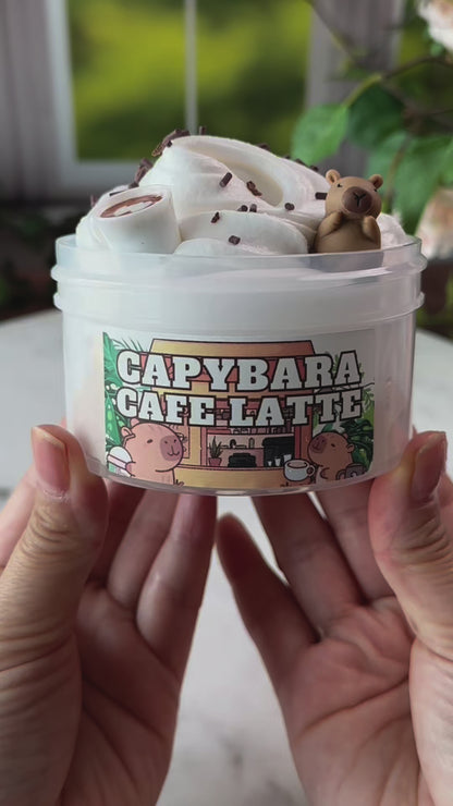 Capybara Cafe Latte Two Part Slime