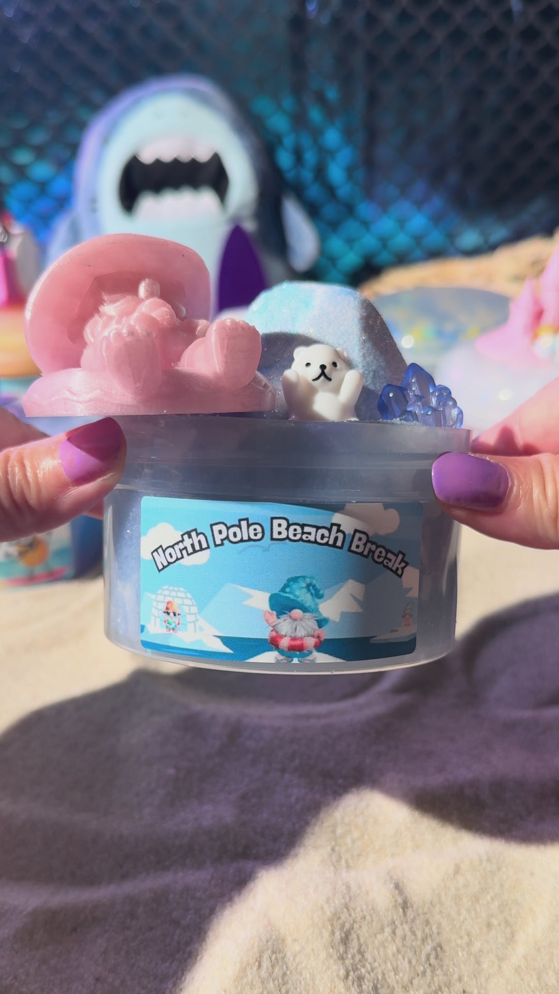 North Pole Beach Break DIY Slime Kit