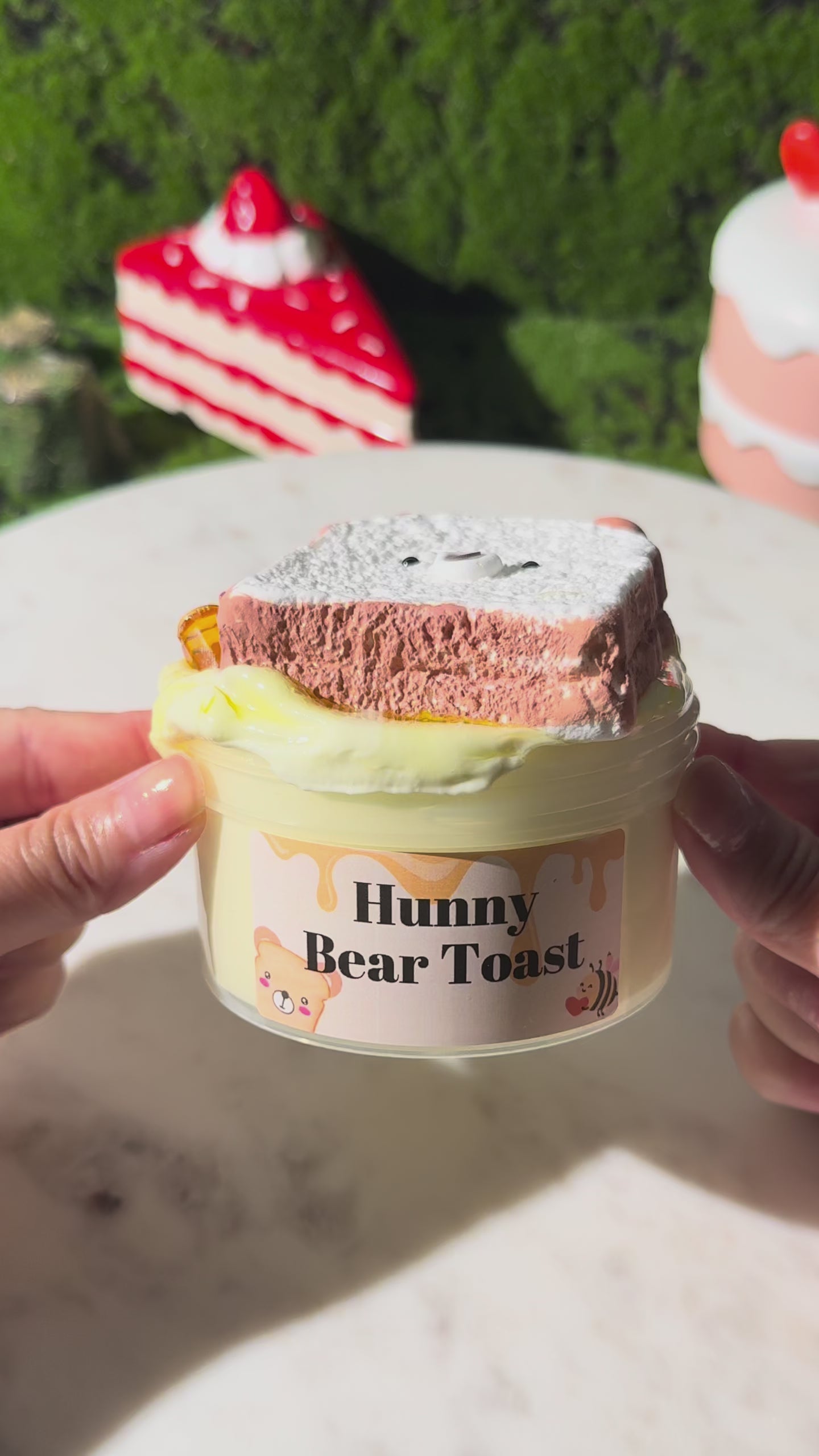 Hunny Bear Toast DIY Slime