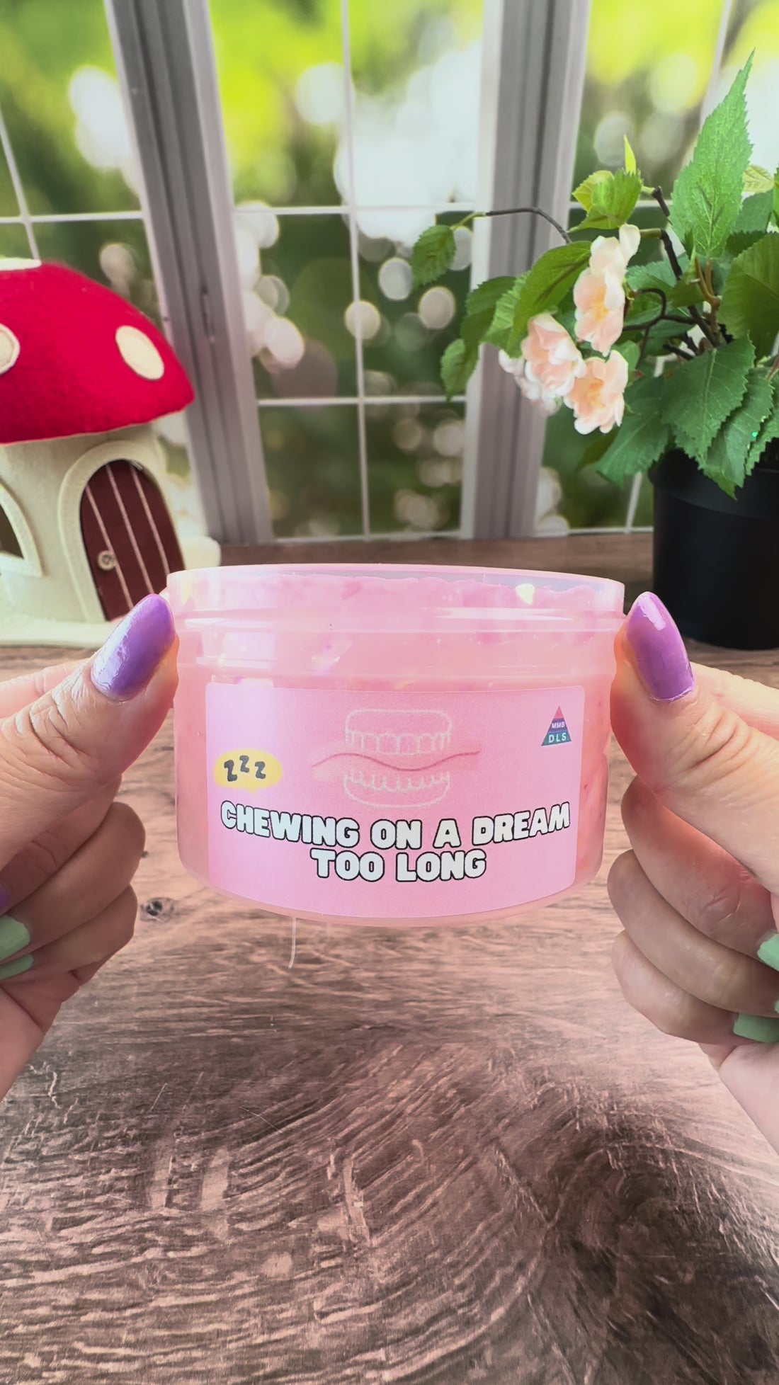 Chewing on a Dream Too Long | Clear Glitter Slime
