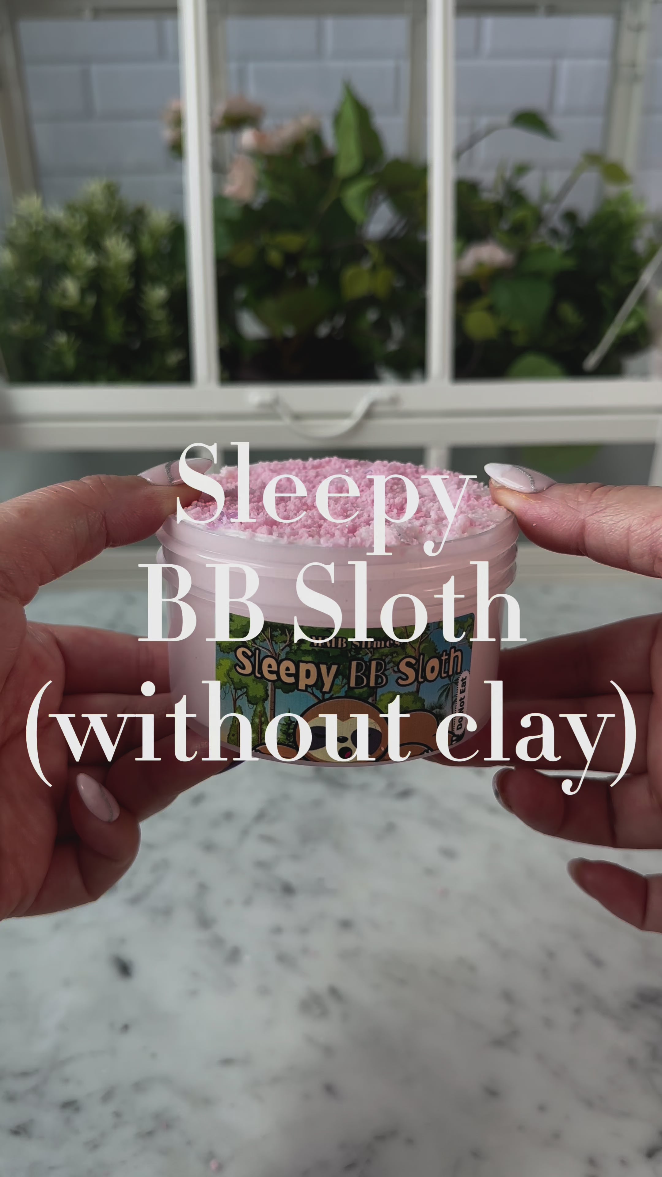 Sleepy BB Sloth DIY Slime
