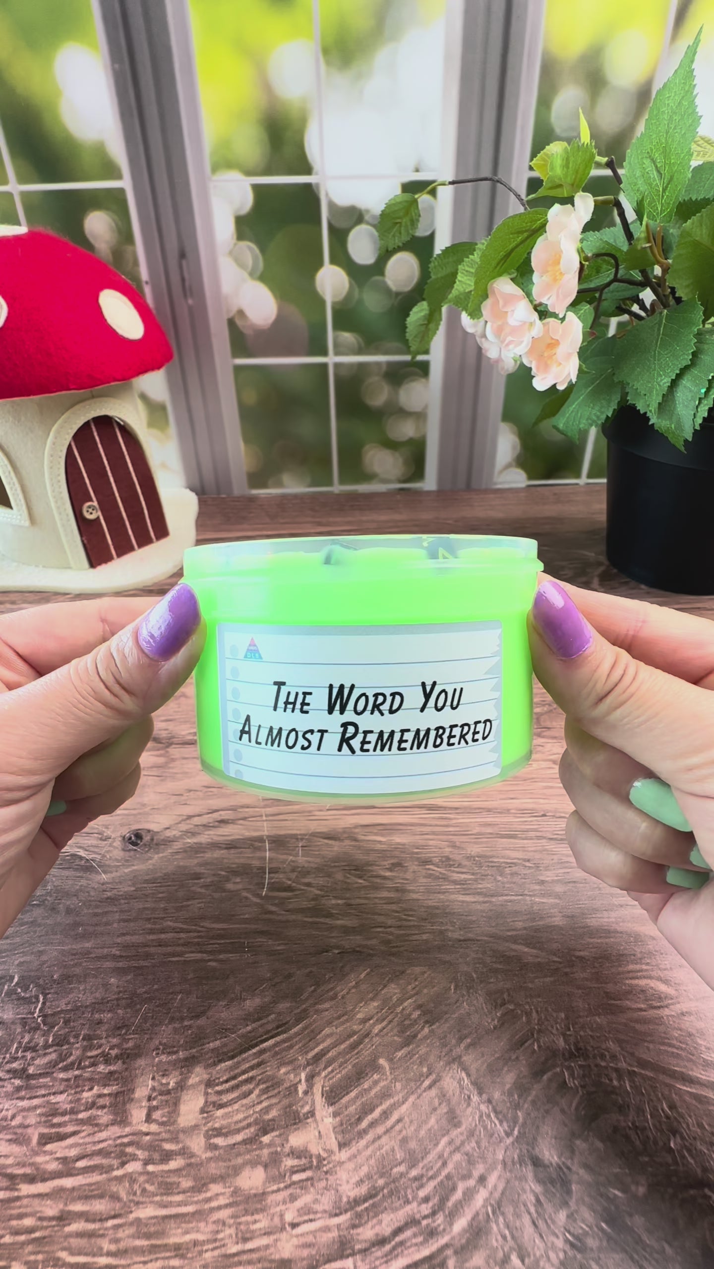 The Word You Almost Remembered | Milky Clear Slime