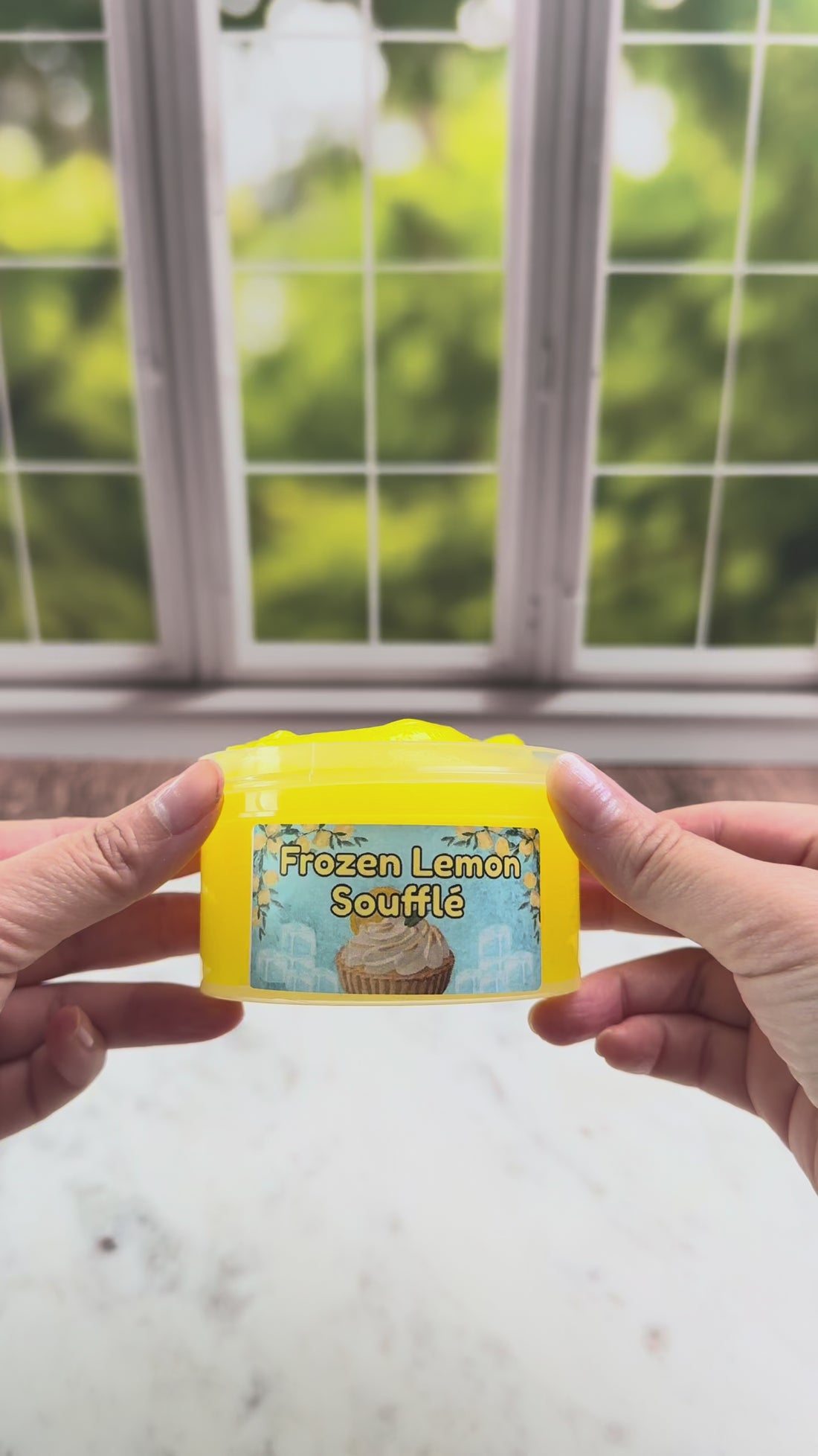 Frozen Lemon Soufflé Slime