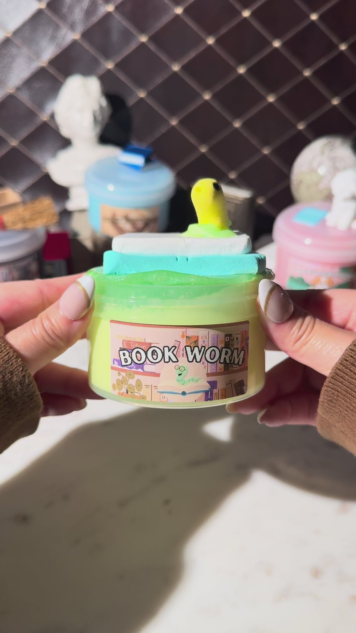 Book Worm DIY Slime